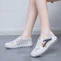 Frauen Frühling und Sommer atmungsaktives lässiges Licht Sportschuhe All-Match White Net Schuhe Großhandel